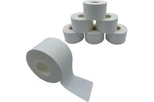 SPORTHERAPY Tape Sportivo Anelastico e Ipoallergenico per Bendaggio Funzionale Sportivo e Professionale | DISPOSITIVO MEDICO CERTIFICATO | Nastro Adesivo 3,8cm x 10m | Quantità: 6