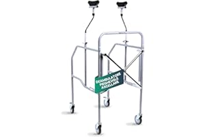REMEDIA ONE - Deambulatore per Anziani 4 Ruote con Sottoascellari Regolabili - Girello per Anziani e Disabili da Interno o Esterno - Deambulatore per Anziani Pieghevole