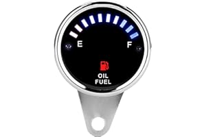 Kraftstoffanzeige, tankanzeige, Qiilu DC 12 V Universal Auto anzeige Elektrische Kraftstoffanzeige Elektronische Ölanzeige