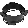 Coffee Dosing Funnel 54mm Espresso Coffee Accessories Dosing Ring Aluminum Metal for Sage Breville Portafilter Black Hand Free