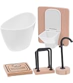 Melody Jane Puppenhaus WC-Pinsel – Miniatur 1:12 Maßstab. Altmodisches Badezimmer-Zubehör Für Realistische Puppenhäuser.