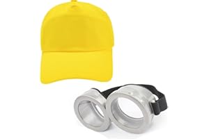 Romens Lunettes de déguisement avec yeux de Minion Moi, moche et méchant