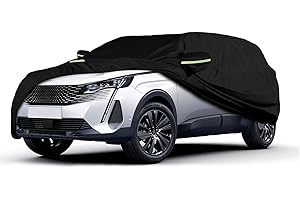 RASHION Bâche Voiture Étanche Compatible avec Peugeot 5008 (T8 P87) 2009-2023, Housse de Protection Voiture Extérieur Respirante Contre Pluie Soleil Poussière
