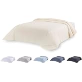Todocama Microfibre Duvet Cover for Extra Soft Touch Duvet (Beige - Bed 200-260 x 240 cm).