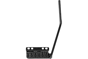 VEGA TREM Vega-Trem VT1 Standard 6 Vis Noir Pont Tremolo pour Guitare Stratocaster Pour Strat Sans Modifications Installation Facile