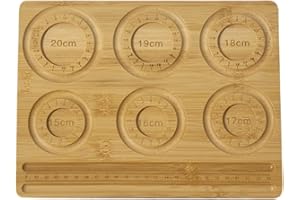 Genikeer Planche de Perles de Bracelet, Plateau de Perles en Bois, Tableau de Mesure pour la Fabrication de Bracelets de Perles, Plateau de Conception de Collier et de Bracelet en Bois pour débutants