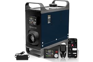 ‎SUNSTER Sunster 8KW Standhezung Diesel, 12/24V DC & 110-240V AC Luft Dieselheizung Standheizung, mit Höhenanzeige, leise, Lüftungsfunktion, Fernbedienung LCD Monitor für Wohnmobil Bus Auto RV Boote LKW