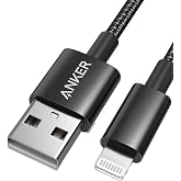 Anker iPhone Cable USB A to Lightning Nylon MFi | Fast charging for iPhone SE/XS/XS Max/XR/X/8 Plus/7/6 Plus, iPad and more