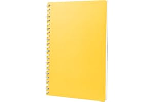 COLLINS Jumble and Co & Co Convo JCVBYC-545 - Quaderno a righe rilegato a spirale, formato A5, giallo sole