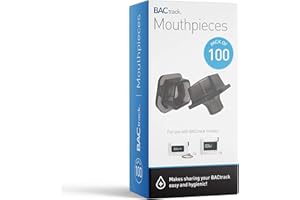 BACtrack Boquillas para Alcoholímetro C-Series (Paquete de 100), Compatible con Alcoholímetros C6 y C8