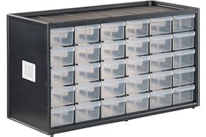 CRAFTSMAN Organiseur de rangement, système de rangement modulaire à 30 petits tiroirs, facilement empilable (CMST40730)