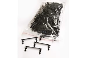 Clip Best Solar per Riscaldamento a Pavimento, Nero, 100 Pezzi