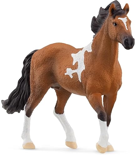 SCHLEICH 13915 Sorraia Mustang Hengst – Farm World Spielfigur, Detailreich, Ca. 16 Cm, Für Kinder Ab 3