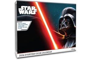 2026 CALENDAR STAR WARS CLASSIC PAGE A DAY DESK BLOCK OFFICIAL PRODUCT