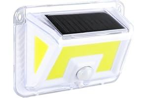 YD LIFE 500LM Lampe Solaire Extérieur, 3 Modes LEDs Projecteur Solaire avec Éclairage à 180°, Lampe Murale Étanche IP65 avec Détecteur de Mouvement, pour Jardin, Patio et Garage