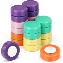 Dacitiery Whiteboard-Magnete – 20 Stück, Bunt, Stark, 20 Mm, Runde Kühlschrankmagnete