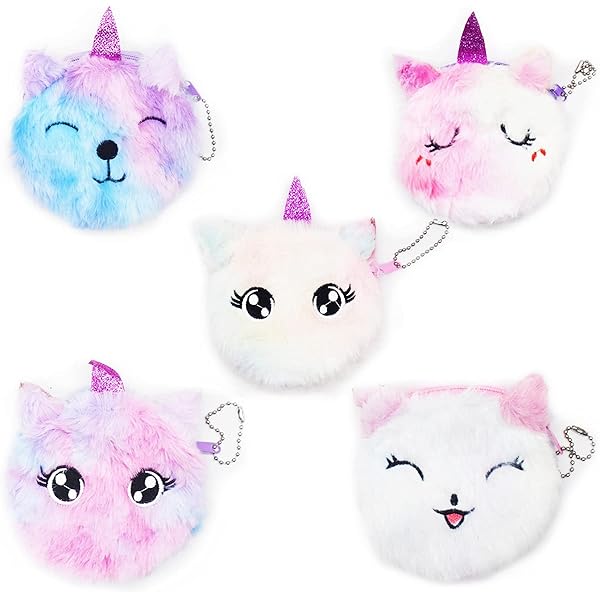 Portamonete In Peluche Di Cartone Animato Portafoglio Adorabile Squalo - Foto 5