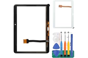 SRJTEK pour Samsung Galaxy Tab 4 10.1 Remplacement du Panneau de Verre numériseur Digitizer écran Tactile SM-T530 T531 avec préinstallé + Kits d'outils (Black)