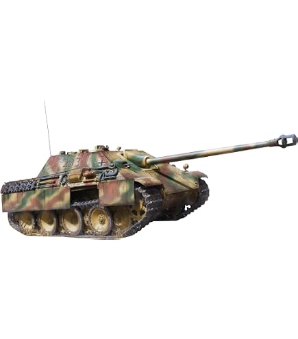 Amusing Hobby Das Werk DW35042 Jagdpanther G2 1:35 – Kit Plastique Avec Tube Métal, Chaînes Segments, Super Blitz