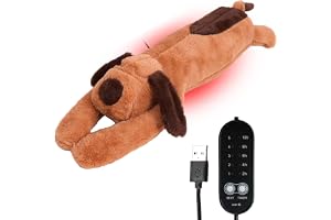 Värmekudde, gosedjur, uppvärmbar valpleksak, USB-gosedjur, med automatisk avstängning och justerbar temperatur