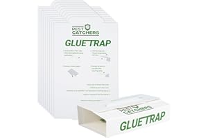 Pièges à Colle Ultra-adhésifs TRAPXPERT pour Rats et Souris – Lot de 10 – Antiparasitaire Non Toxique et Puissant pour la Maison, la Cuisine, Le Garage et l'entrepôt – Facile à Utiliser et hygiénique