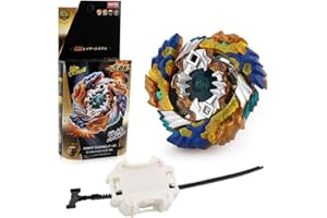 POFET Bey Blade Wrestling Masters Devouring Dragon Fusion Spinning Top Spinning Top Gyro y Plastic Launcher Speedy Toy y Regalos interesantes para niños (B-122)
