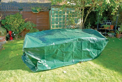 Draper 76232 Rund Schutzhülle für Gartenmöbel-Garnitur 190 cm x 80 cm