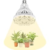 SANSI LED Grow Light Bulb 24W E27, Full Spectrum, PPF 40 &mu;mol/s | Lights For Indoor Plants, Technology COC, Beam Angle 60&deg;, P