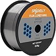SPRIGHOLLY Flux Cored Welding Wire 0.8mm E71T-GS 0.5KG 0.030" Welding Wire for MIG Welder Without Gas FCAW Self Shielded Gasless Welding Wire for MIG Welding Machine