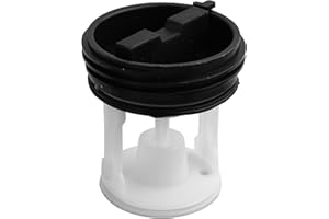 Batheidon Flusensieb Sieb Flusensiebeinsatz Ersatz für Waschmaschine Flusensieb – Robuster Filtereinsatz zum Schutz der Laugenpumpe, Kompatibel mit Indesit und weiteren Marken, Maße: 62x57x45 mm