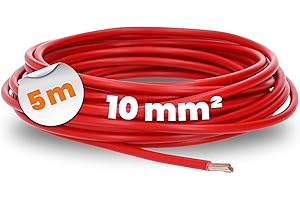 Lapp 4520045 PVC Ligne à fil unique H07V-K 10 mm² rouge 5 mètres
