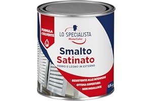 Lo Specialista Mistercolor SMALTO SOLVENTE SATINATO, 0,5L, MARRONE