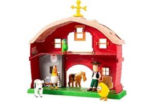 BANDAI La Granja de Zenón - Playset Granja con figuras