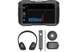 HIKMICRO AD21S Detector acústico de Fugas de Agua – Herramienta Profesional para detección de Fugas en tuberías subterráneas y en Interiores, con Auriculares y Estuche de Almacenamiento