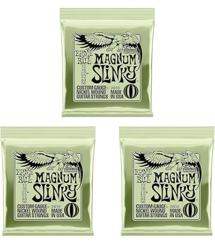 Corde Per Chitarra Elettrica Ernie Ball Regular Slinky - Acciaio Inossidabile, Diametro 10-46, Suono Chiaro E Durevole