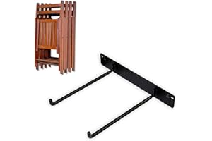 StoreYourBoard BLAT Chair Single Storage Rack, Wall Mount Hooks, Holds 50 lbs, Folding, Patio, Camping, and Beach Chairs