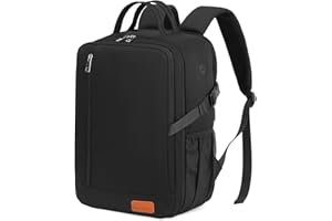 Lossga Do Ryanair 40 x 20 x 25 cm, bagaż podręczny, torba, samolot, laptop, plecak, Carry on Luggage, Underseat Cabin Bag do Easyjet Wizz Air Vueling, czarny (schwarz-1), 40x20x25cm, Plecak