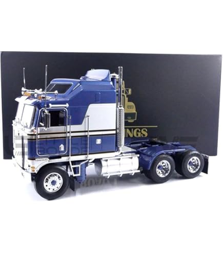 Modèle réduit Mack - Rl700l Tractor Truck 3-assi 1974 - Red Silver 1/18