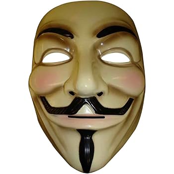 OnceAll V for Vendetta Guy Fawkes Face Mask Fancy Halloween Cosplay