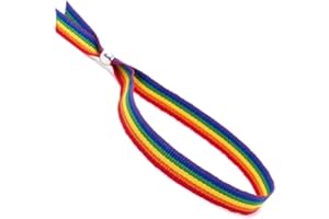 GOS Best Supplies LGTB Armband aus Stoff, Regenbogenfarben, mehrfarbig, LGBT-Flagge, Gay Pride, Einheitsgröße, Stoff