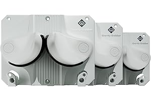 Gravity Grabber - Ultimate Ski & Snowboard Wall Rack | Secure, Non-Slip Storage | Fits Any Ski/Board | Garage Organization | Ski Storage Rack | Snowboard Storage Rack | Winter Gear Organizer | 3 Pck