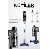 K&uuml;hler Kraftmax LUX KH-V900 Akıllı Sens&ouml;rl&uuml; Dikey Kablosuz Şarjlı S&uuml;p&uuml;rge Mini Motorlu Antialerjik HEPA Filtreli Fır&ccedil;a Dahil