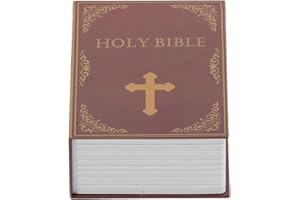 HAOX Buchsafe mit Zahlenschloss, Diversion Book Safe Aufbewahrungsbox, für Schmuck, Geld und Bargeld, Ausgehöhltes Buch mit Verstecktem Geheimfach（Rot）