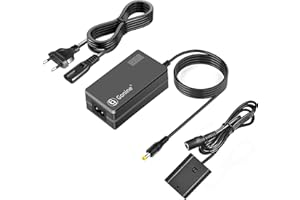 69 GONINE Gonine NP-FZ100 Batería ficticia NPFZ100 Acoplador de CC AC Equipo de Fuente de alimentación para Sony Alpha A7III A7IV A7SIII A6600 A7C A1 FX3 A7R3 A7R IV, A9 A9R A9S, reemplaza la batería BC-QZ1