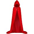 Cape Halloween Schwarzer Umhang Mit Kapuze 160cm Ha Produktbild-Vorschau 9