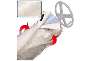 Stronrive Couverture Solaire Housse Protection, Enrouleur Couverture-écran Solaire Anti-Vent/Pluie/Poussière/UV, pour La Bobine Piscine Peut Prolonger La Durée Vie La Couverture