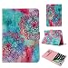 Produktbild HereMore Universal Hülle für 9-10.1" Tablet, Schutzhülle Case für iPad 2018, Samsung Galaxy E 9.6/Tab S2 9.7, ASUS ZenPad 10, Lenovo TB-X103F/Tab 2 A10-70, Huawei MediaPad T5 10/M5 Lite 10, Rot Blume