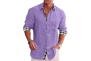 TOFOTL Chemise Homme Manches Longues Mode Slim Sweatshirts Homme Casual Col Rabattu Bouton T Shirt Homme Travail Marque