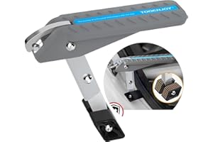 ‎TOOENJOY TOOENJOY Folding Car Door Pedal,Door Step Running Boards,Car Door Pedal with 5 Gears,Car Pedal Door Step Loadable Up to 180kg,Easy Access to Roof and Suitable for SUV,RV,Trucks(Light Gray)