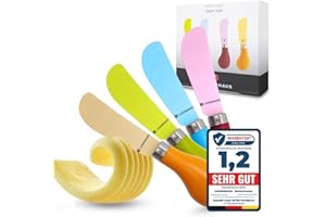 Zassenhaus 071559 Couteaux à beurre, 13 cm, 4 pièces, Multicolore